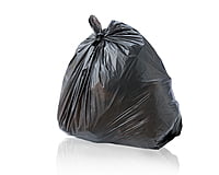 High Density Trash Can Liner 40" x 48" 16 Micron, Black - 250/Case High Density Trash Can Liner 40" x 48" 16 Micron, Black - 250/Case